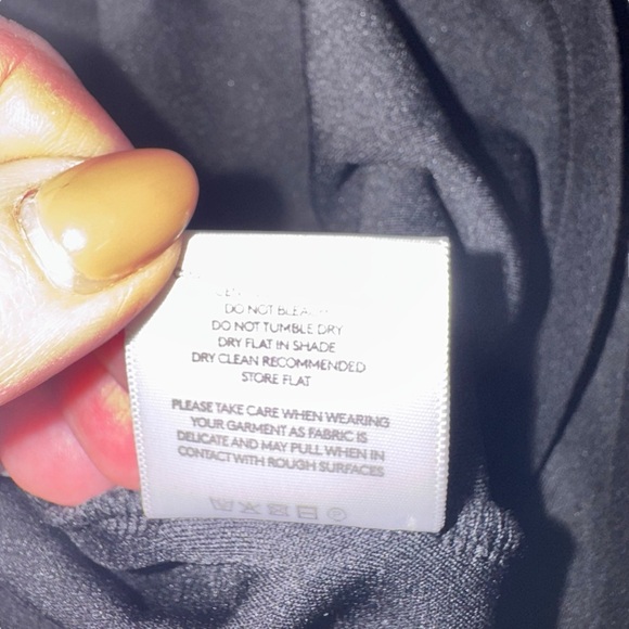 The Wolf Gang - NWT Samara Dress Black Maxi Chic Black Long Sleeve Dress Sz S - Picture 10 of 10